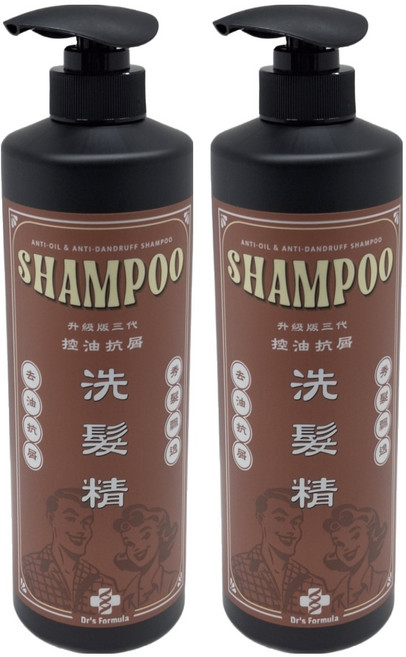 台塑生醫 昆仲限定 升級版三代 控油抗屑洗髮精, 700g, 2瓶