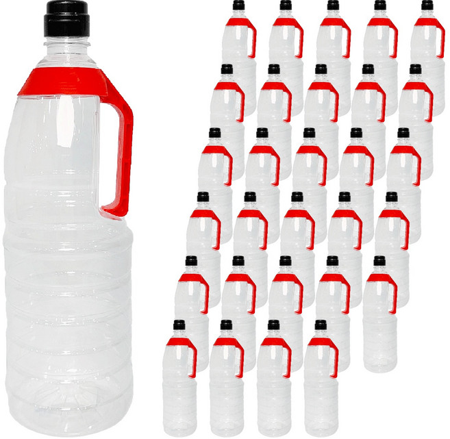 대경 HS N 공병 1.8L + 손잡이 적색 + 뚜껑 검정 세트, 40세트