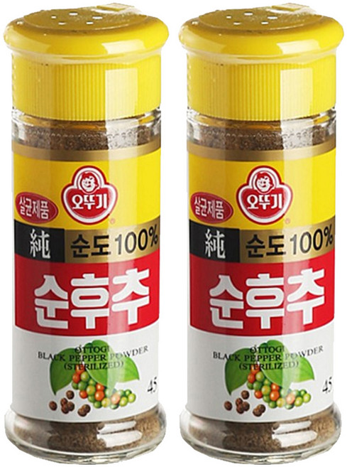 오뚜기 순후추, 45g, 2개