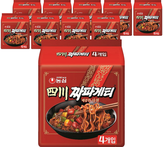 짜파게티 사천 137g, 40개