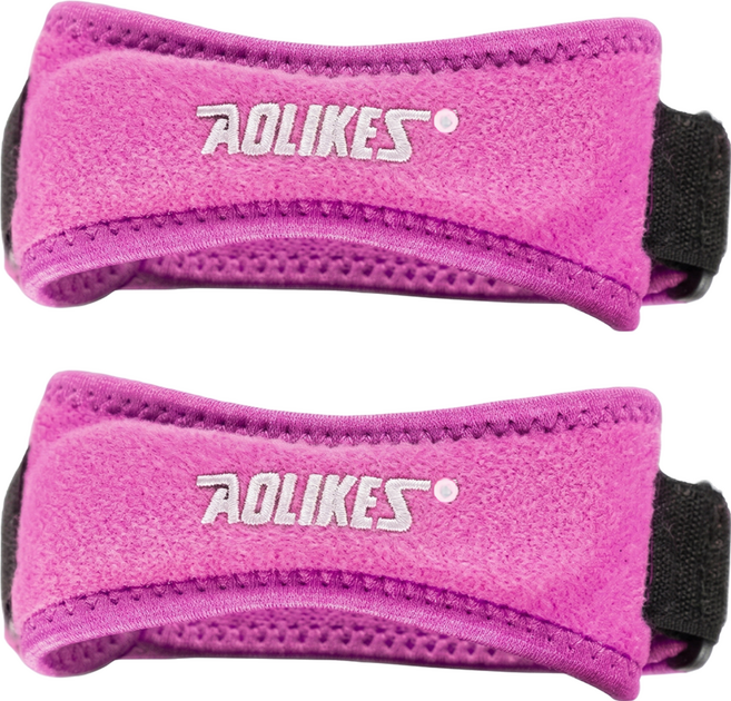 AOLIKES 奧力克斯 運動減震髌骨護帶, 玫紅色, 2個