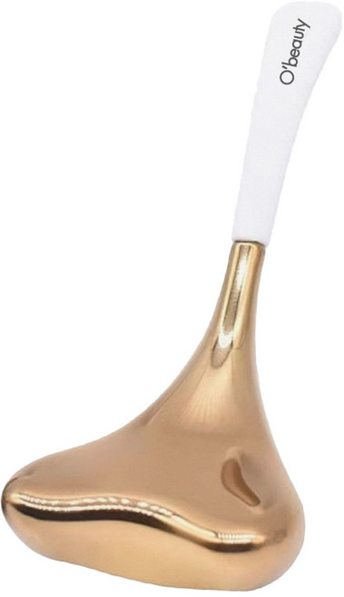 O beauty 奧緹 舒緩鎮定按摩人魚美容冰敷儀 105g, 金色 + 白色, UFS-272