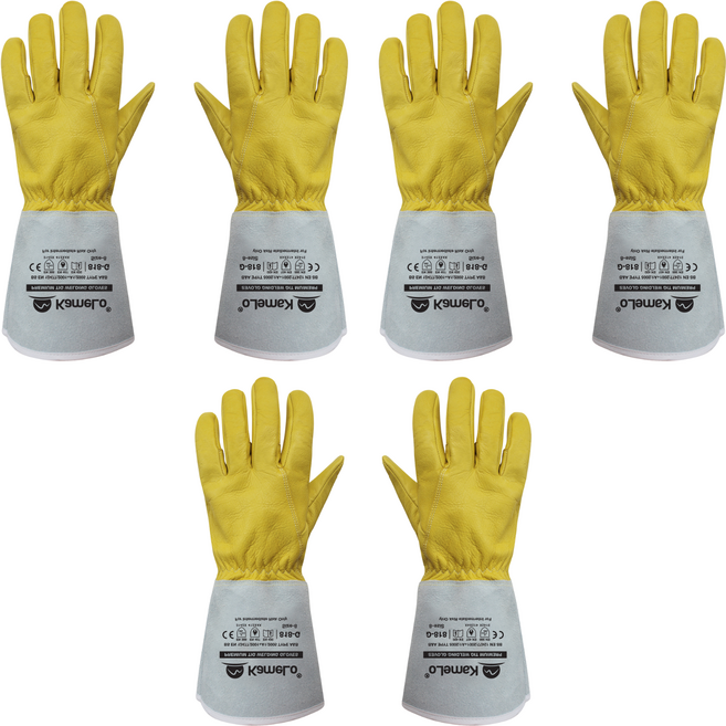 카멜로 알곤 용접 장갑 818-G, 3세트