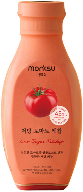 몽크슈 저당 토마토 케찹, 300g, 1개