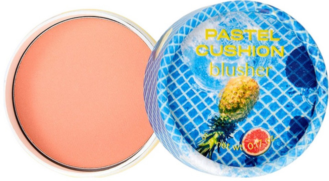 [비건라이프] 더페이스샵 파스텔 쿠션 블러셔 5g, 03 풀사이드 오렌지, 1개
