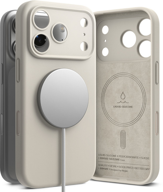 링케 실리콘 맥세이프 마그네틱 휴대폰 케이스