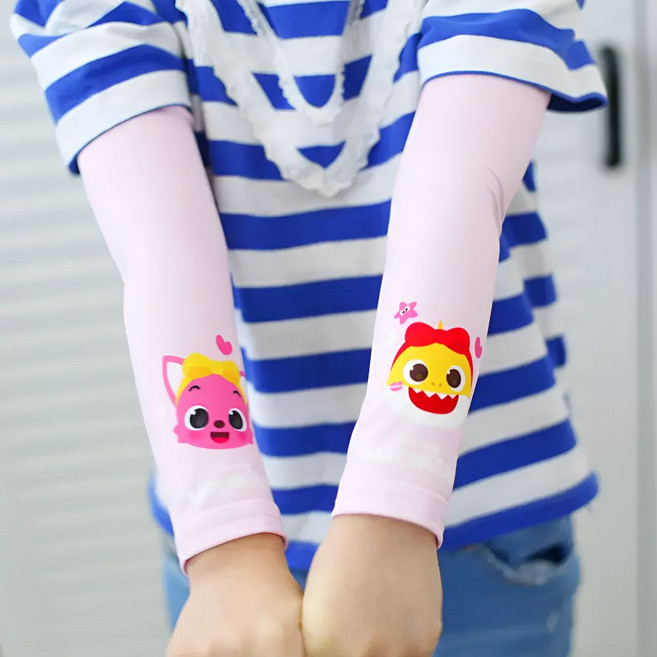 핑크퐁 아동용 아기상어 쿨토시