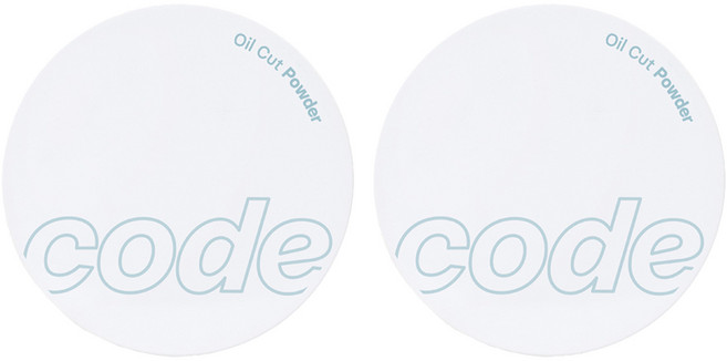 코드글로컬러 오일컷 파우더 6g, 2개