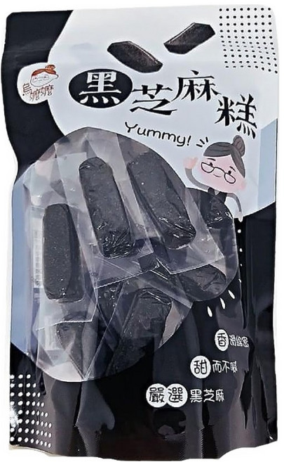 烏嬤嬤 黑芝麻糕, 300g, 1袋