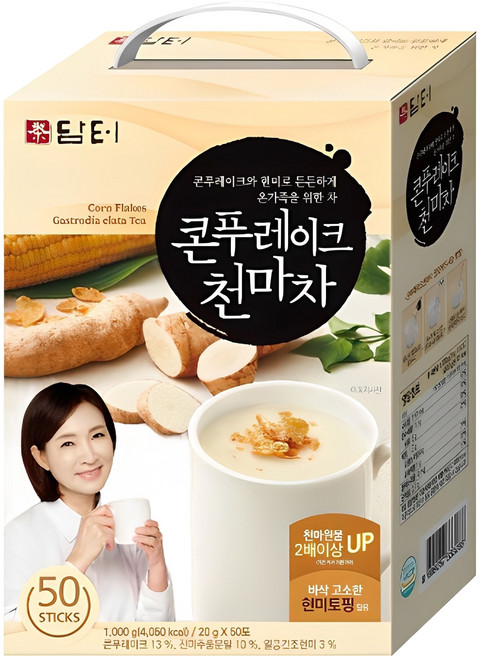 담터 콘푸레이크 천마차, 20g, 50개입, 1개