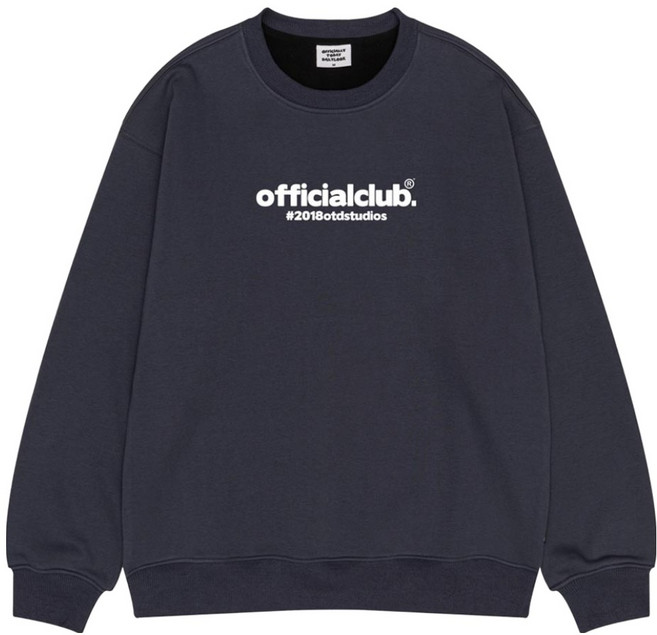 오티디 프리미엄 텐타덤블 기모 오버핏 클럽레터링 보온 맨투맨 OT31021