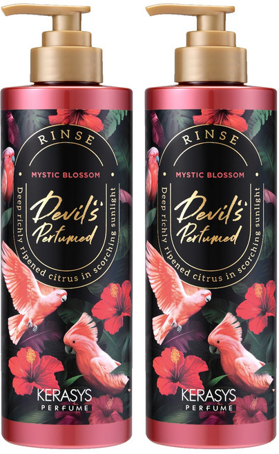 케라시스 데빌스 퍼퓸 시즌2 린스 미스틱 블라썸, 2개, 500ml