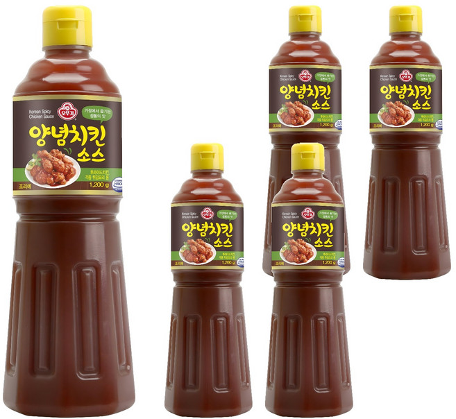 오뚜기 양념치킨 소스, 1.2kg, 5개