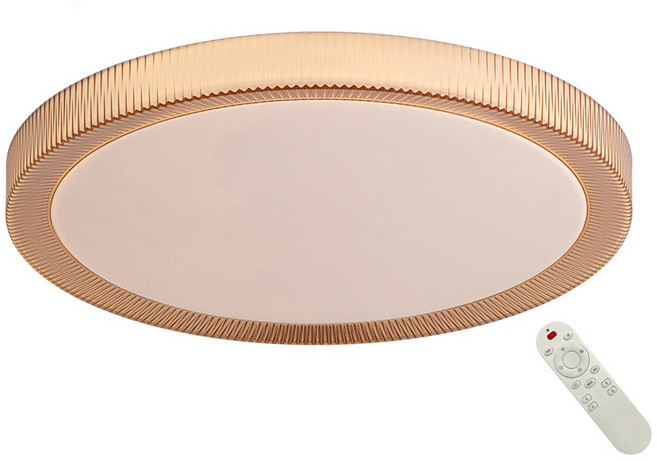 LED 54W 遙控調光調色臥室吸頂燈 50 x 5cm, 米色