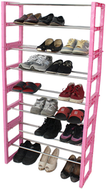 가쯔 신발 정리대 9단 70cm, 핑크, 1개