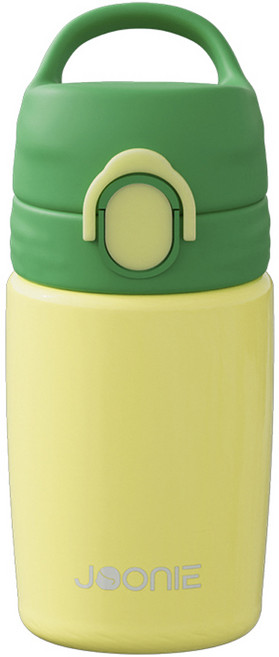 주니 원터치 스테인레스 텀블러 입모아컵, 240ml, 1개, 그린