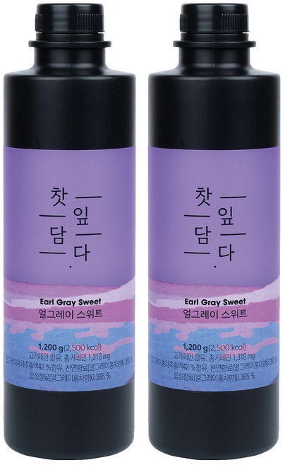 스위트컵 찻잎 담다 얼그레이 스위트, 1.2kg, 2개