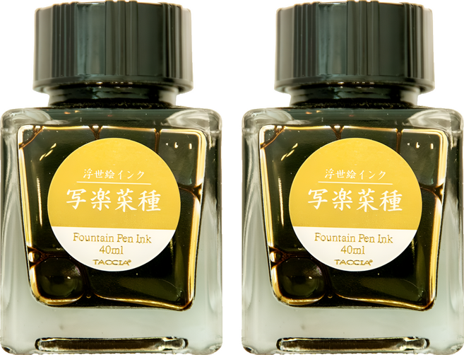 TACCIA 東洲齊寫樂 鋼筆墨水 40ml, 寫樂菜種, 2罐