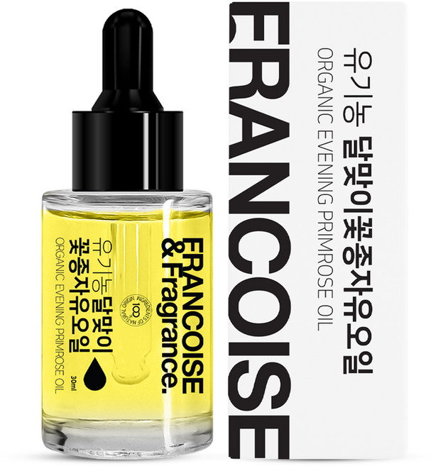 프랑스와즈 유기농 달맞이꽃종자유 비정제 오일, 1개, 30ml