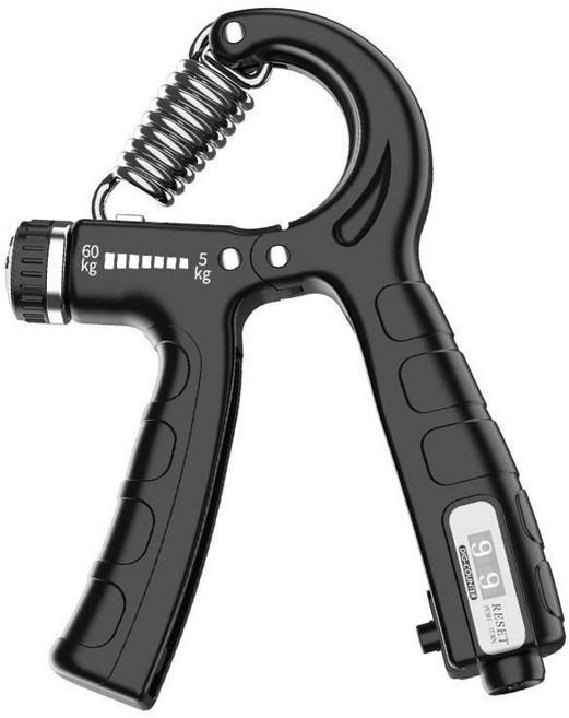 라도스트 강도조절 악력기, 블랙, 1개