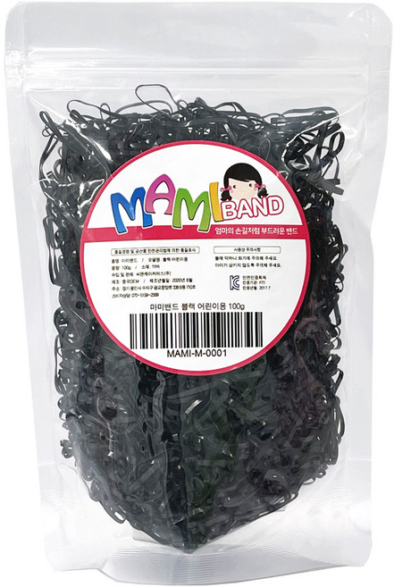마미밴드 대용량 머리끈 100g