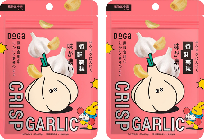 DoGa 杜甲 香酥蒜粒, 30g, 2包