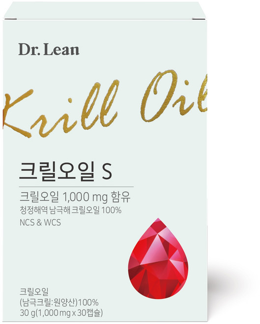 닥터린 크릴오일S, 30정, 1개