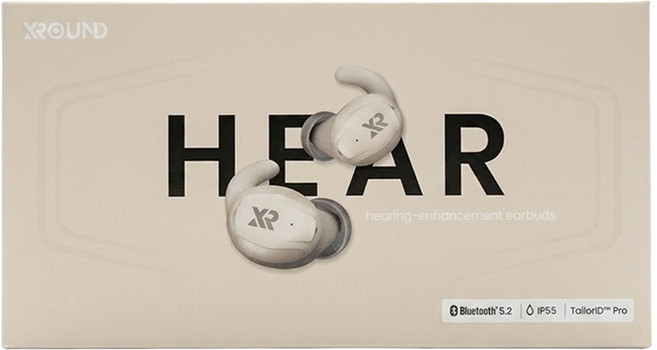 XROUND HEAR Wireless 入耳式 無線耳機 Bluetooth 5.2 IP55 TailorID Pro 白色 XV-03