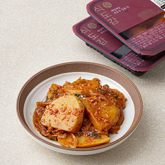 바다원 식도감 매콤 감자조림 반찬, 130g, 2팩