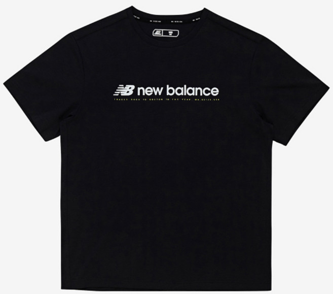 뉴발란스 남녀공용 UNI 쿨터프 중앙레터 반팔티 NBNEFB3003