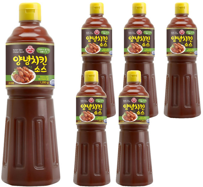오뚜기 양념치킨 소스, 1.2kg, 6개