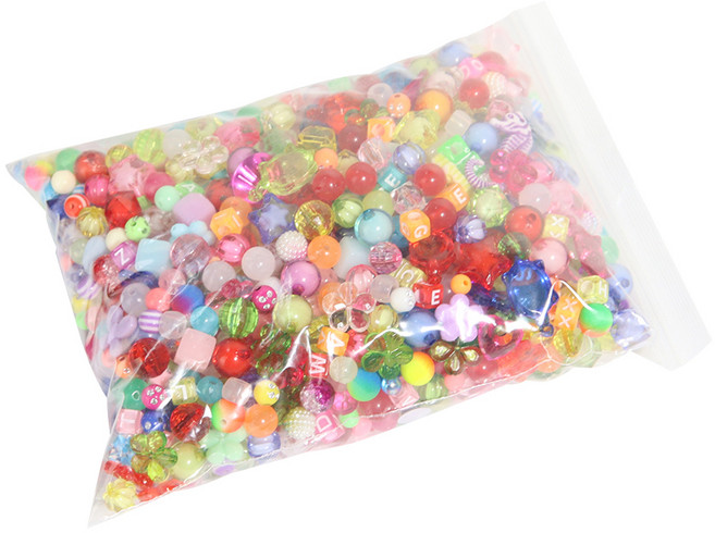 유니아트 모양비즈 500g, 크리스탈, 1개