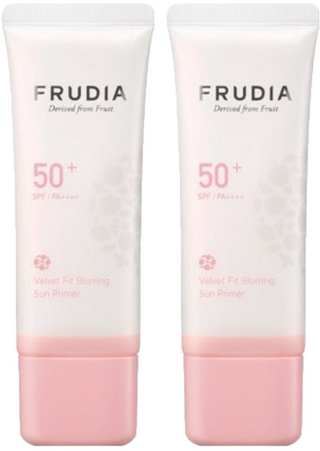 FRUDIA 絲絨服貼柔焦防曬妝前乳 SPF50+ PA++++, 40g, 2條