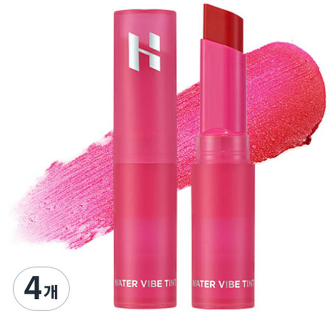홀리카홀리카 워터 바이브 틴트, 02걸프, 4개