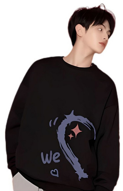 男性用 全家家庭裝 We Are One 圓領衛衣