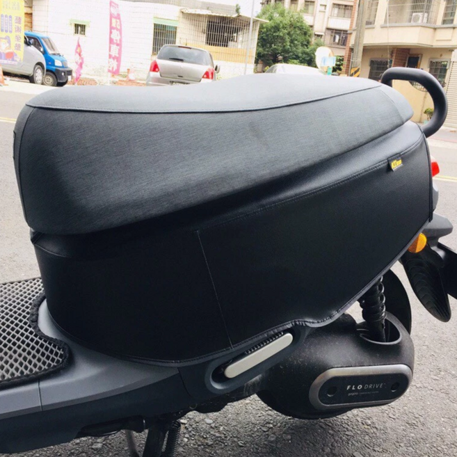 KL 格樂 EMOVING 皮革車套 機車車套 IE125, 素黑