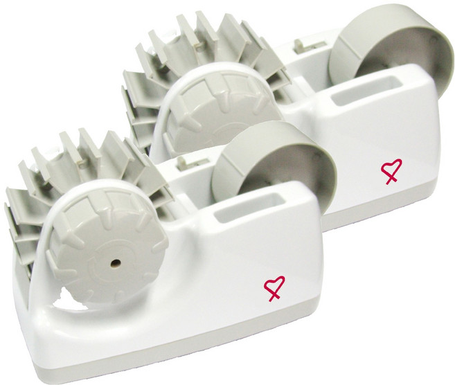 바이하츠 물레형 테이프 컷터기 T-601, 혼합색상, 2개