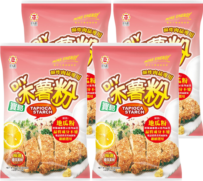 日正食品 寶島木薯粉, 1kg, 4包