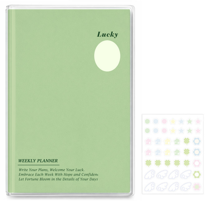 탐사 위클리 만년형 플래너, 멜론, 1개