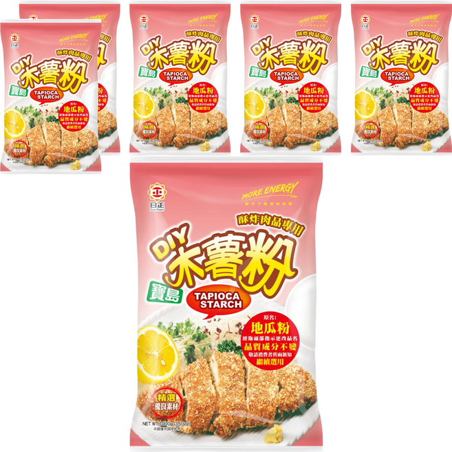 日正食品 寶島木薯粉, 1kg, 6包