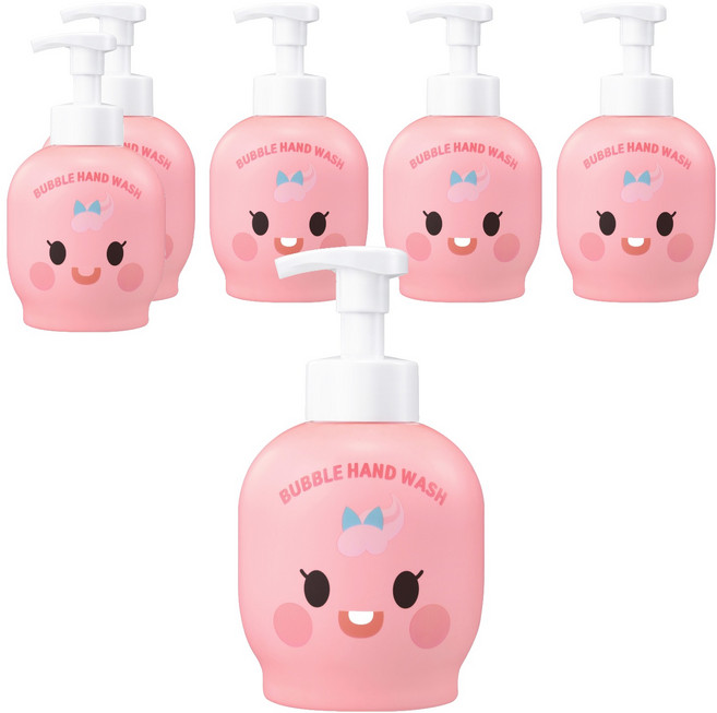 샤워메이트 브레드이발소 버블 핸드워시 마카롱, 500ml, 6개