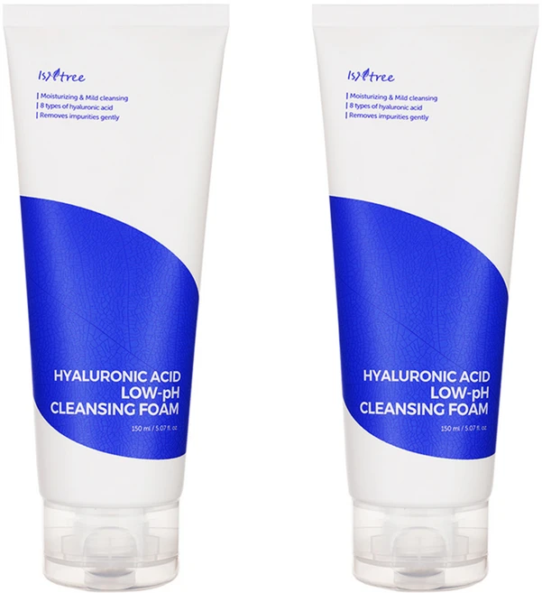 이즈앤트리 히아루론산 약산성 클렌징 폼, 150ml, 2개 - 쿠팡
