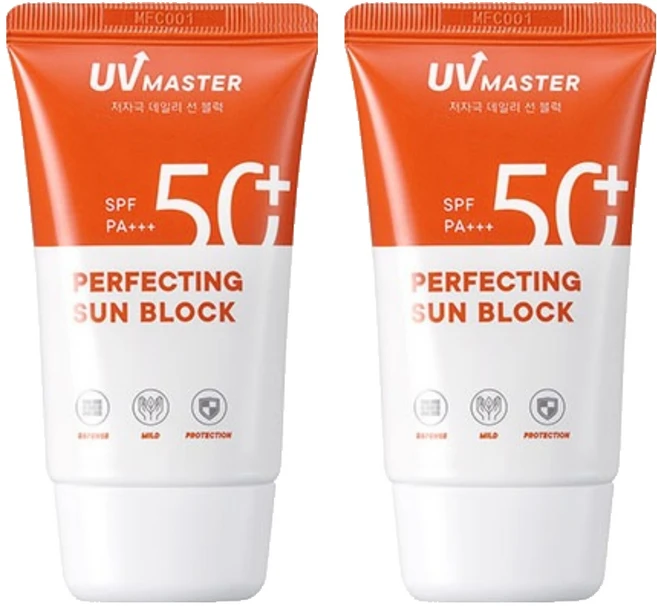 토니모리 유브이마스터 퍼펙팅 선블럭 SPF50+ PA+++, 50ml, 2개 - 쿠팡