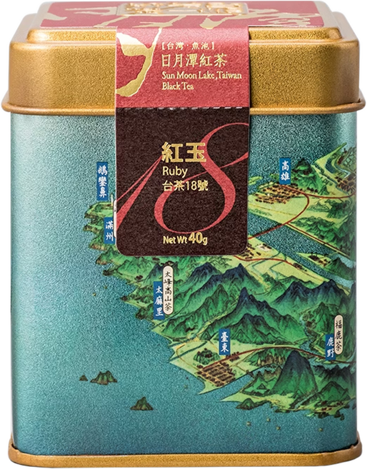 魚池鄉農會 紅璽茶葉 紅玉, 40g, 1罐, 1罐
