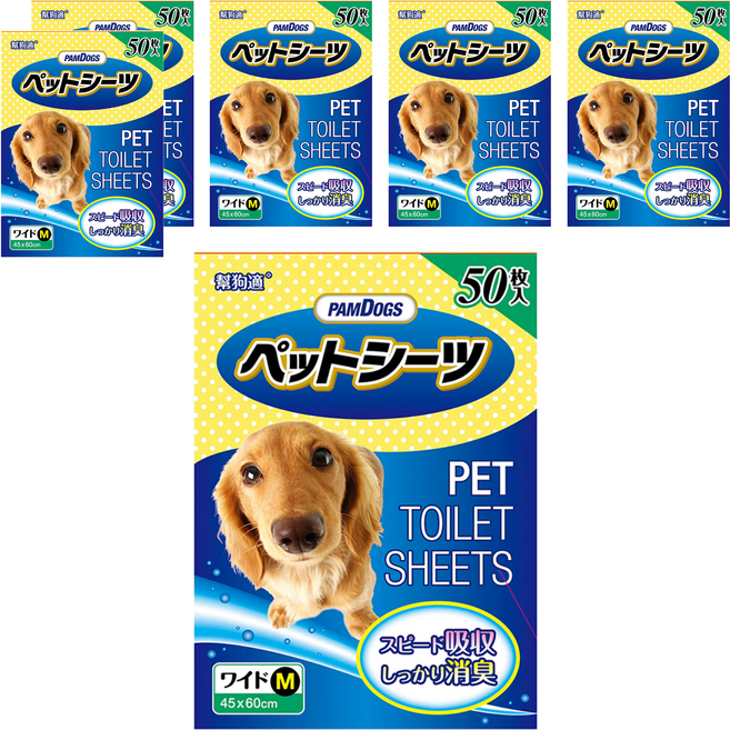 PAMDOGS 幫狗適 寵物尿布, 6包, 50片