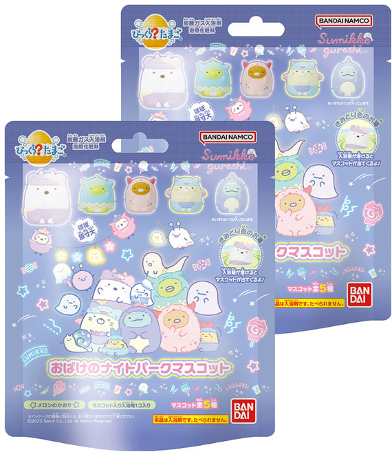 BANDAI 角落小夥伴入浴球 幽靈樂園篇, 55g, 2球