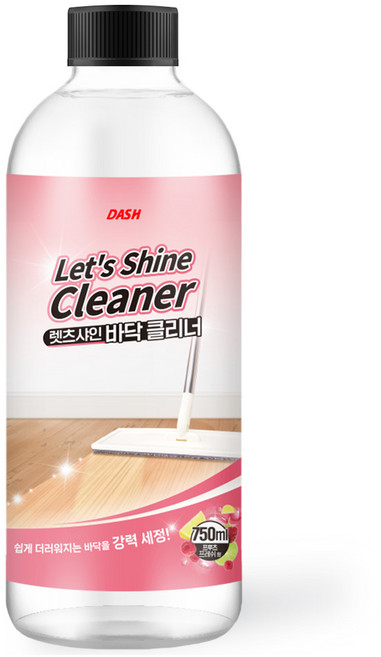 대쉬 렛츠샤인 바닥 클리너 청소 세정제, 750ml, 1개