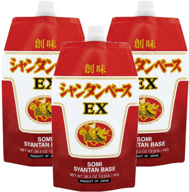 소미 샨탄베이스 EX 만능 복합 양념, 1kg, 3개