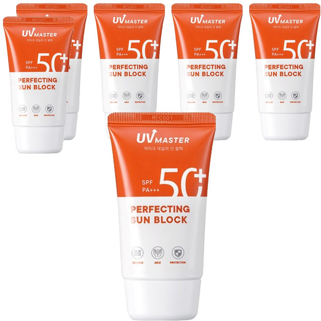 토니모리 유브이마스터 퍼펙팅 선블럭 SPF50+ PA+++, 50ml, 6개