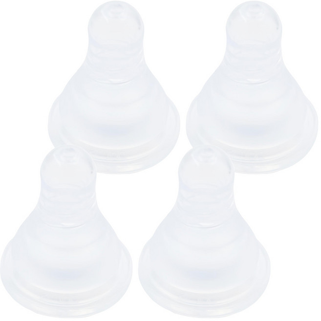 Simba 小獅王辛巴 超柔防脹氣標準十字奶嘴, 6個月以上, 4個